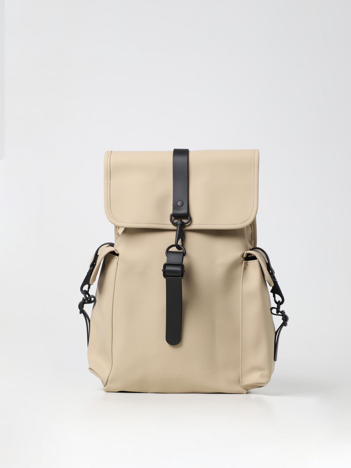 RAINS ZAINO: Borsa uomo Rains, Beige - Img 1