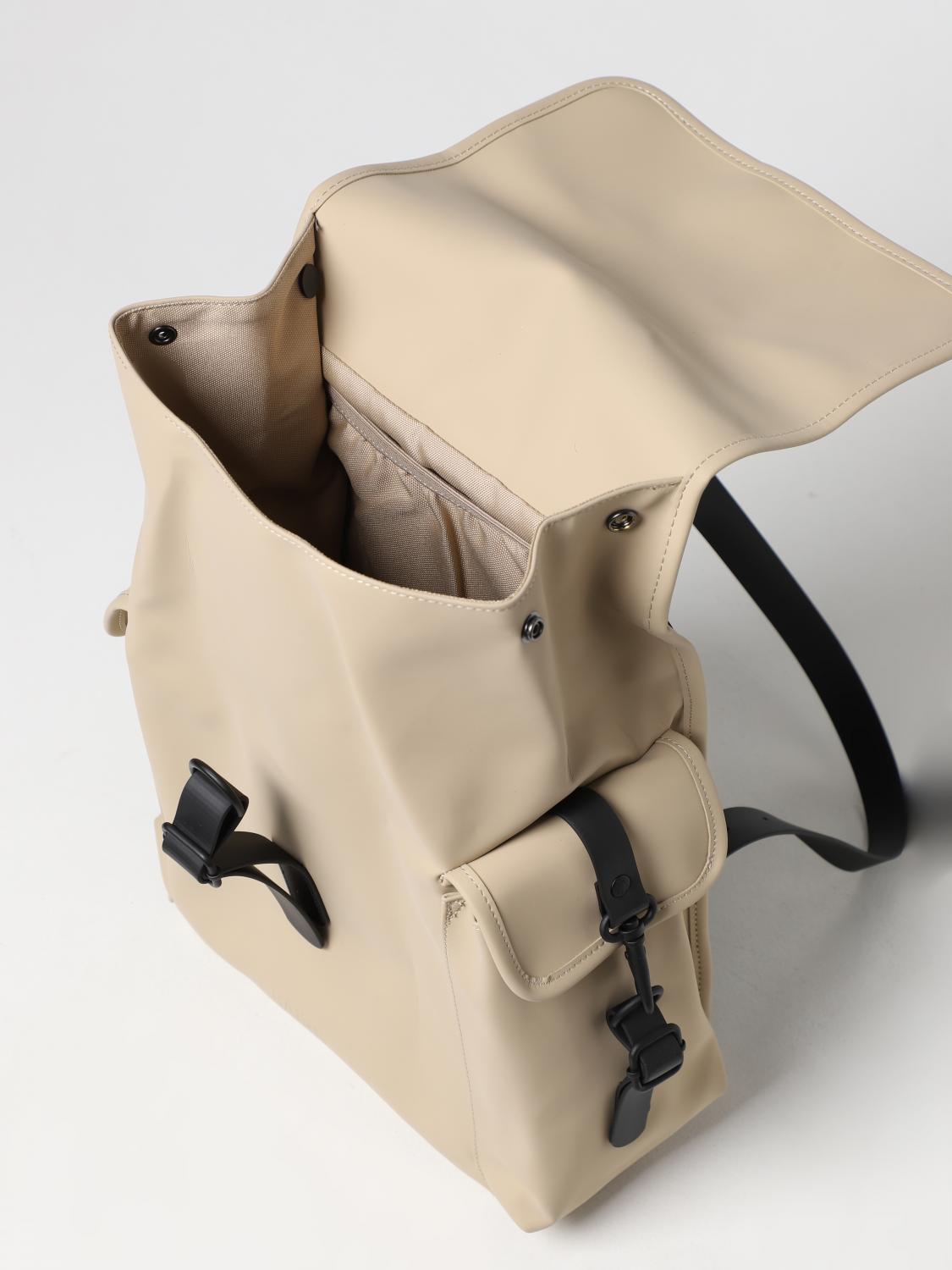 RAINS ZAINO: Borsa uomo Rains, Beige - Img 4