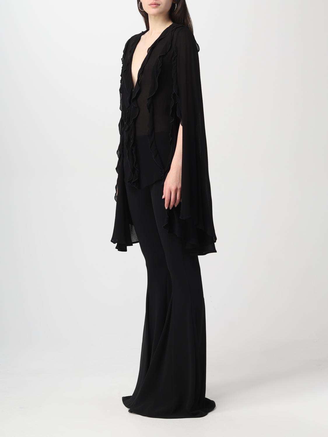 BLUMARINE CAMICIA: Camicia Blumarine in viscosa, Nero - Img 4
