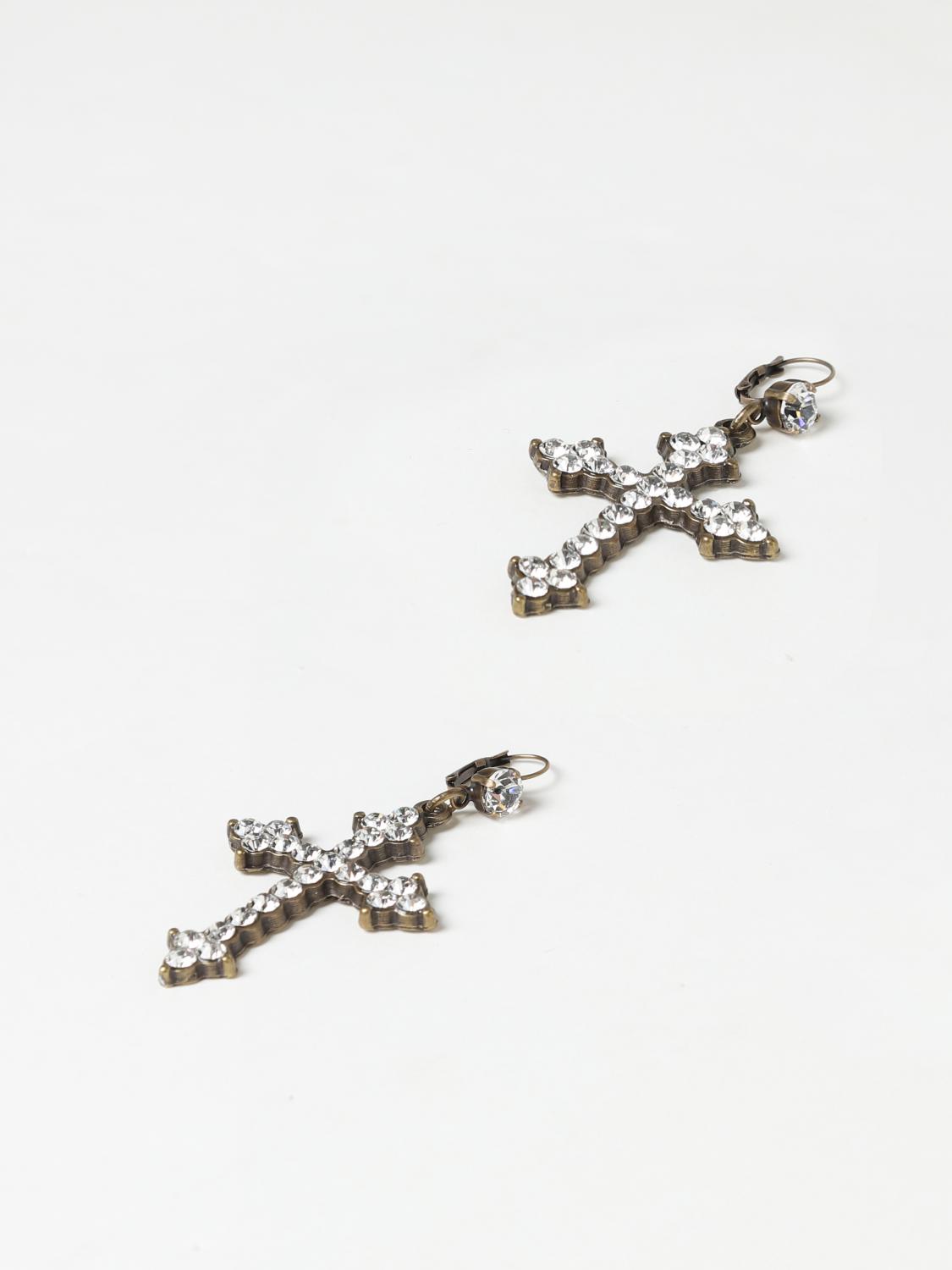 BLUMARINE GIOIELLO: Orecchini Blumarine in ottone e strass, Bronzo - Img 2