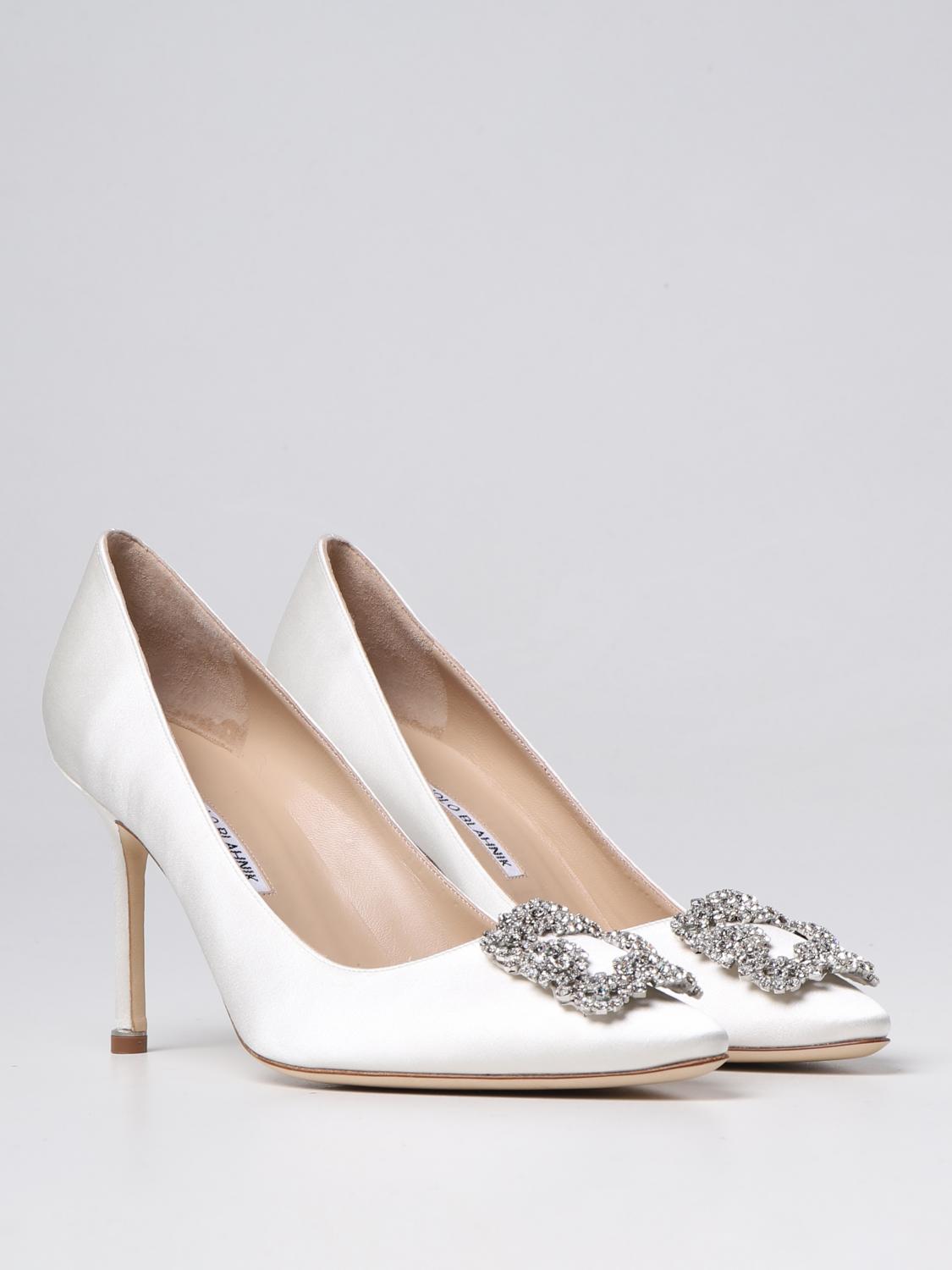 Manolo Blahnik Chaussures femme - Blanc | 9XX03170034 | GIGLIO.COM