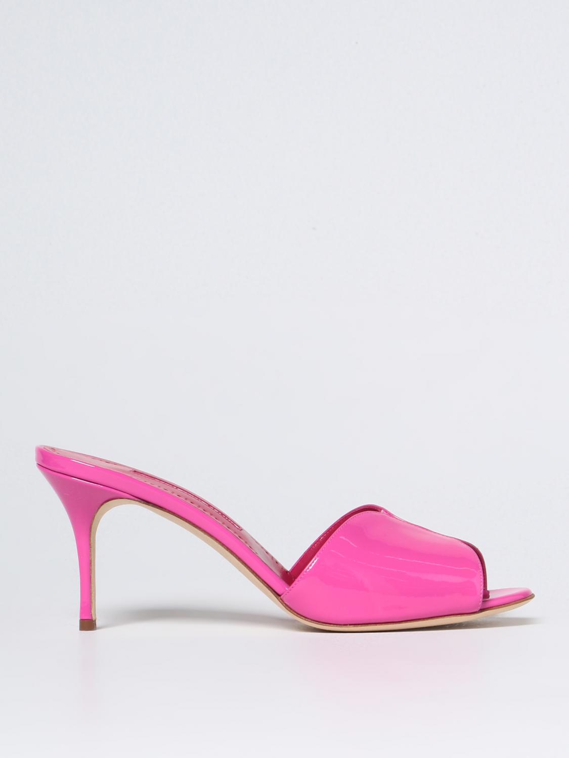 Sandales Manolo Blahnik LAFTA 90 En Cuir Beige - Talon Compensé 90 Mm - Taille 41/41.5 - Neuf