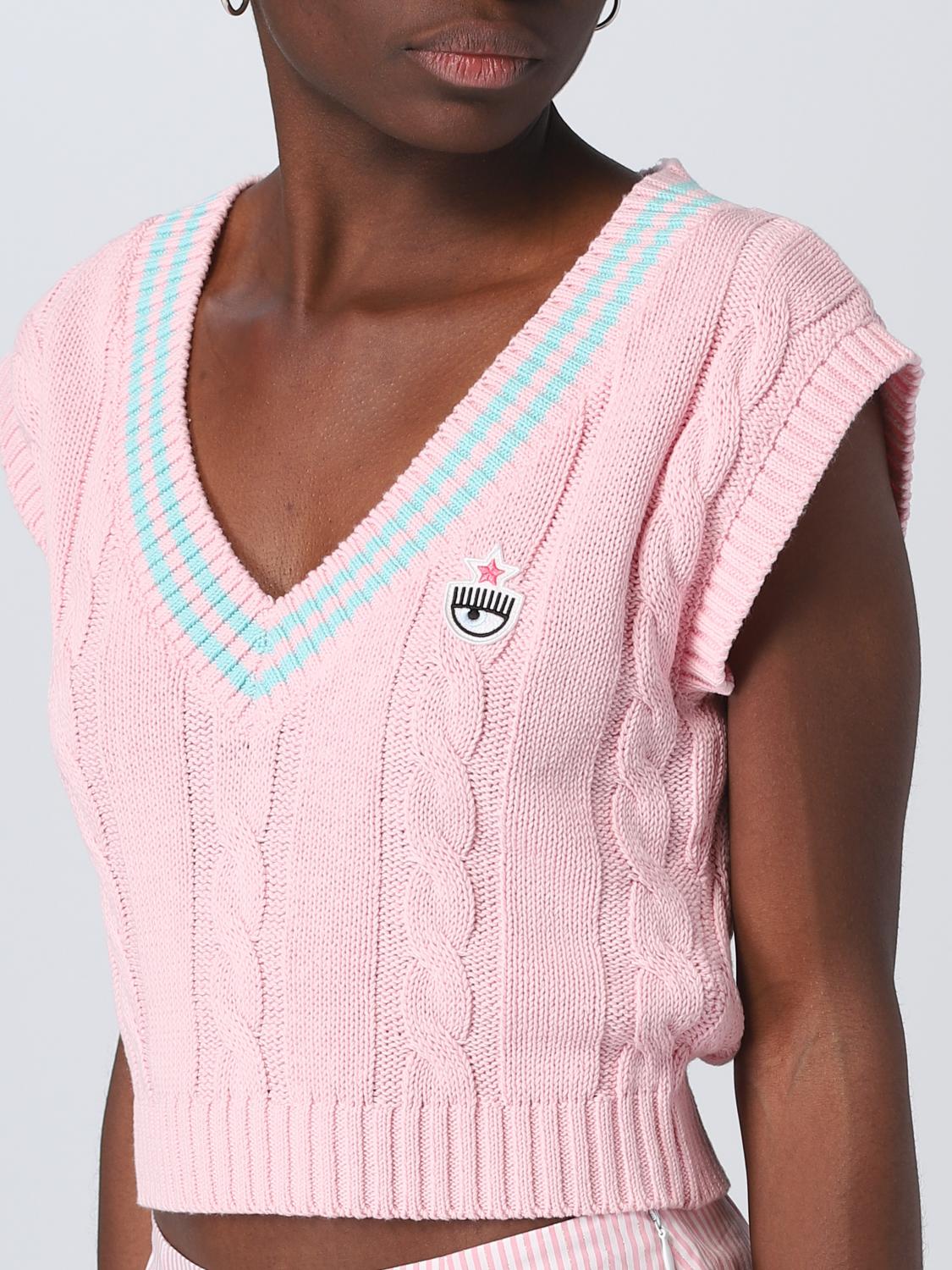 CHIARA FERRAGNI WESTE: Pullover damen Chiara Ferragni, Pink - Img 3