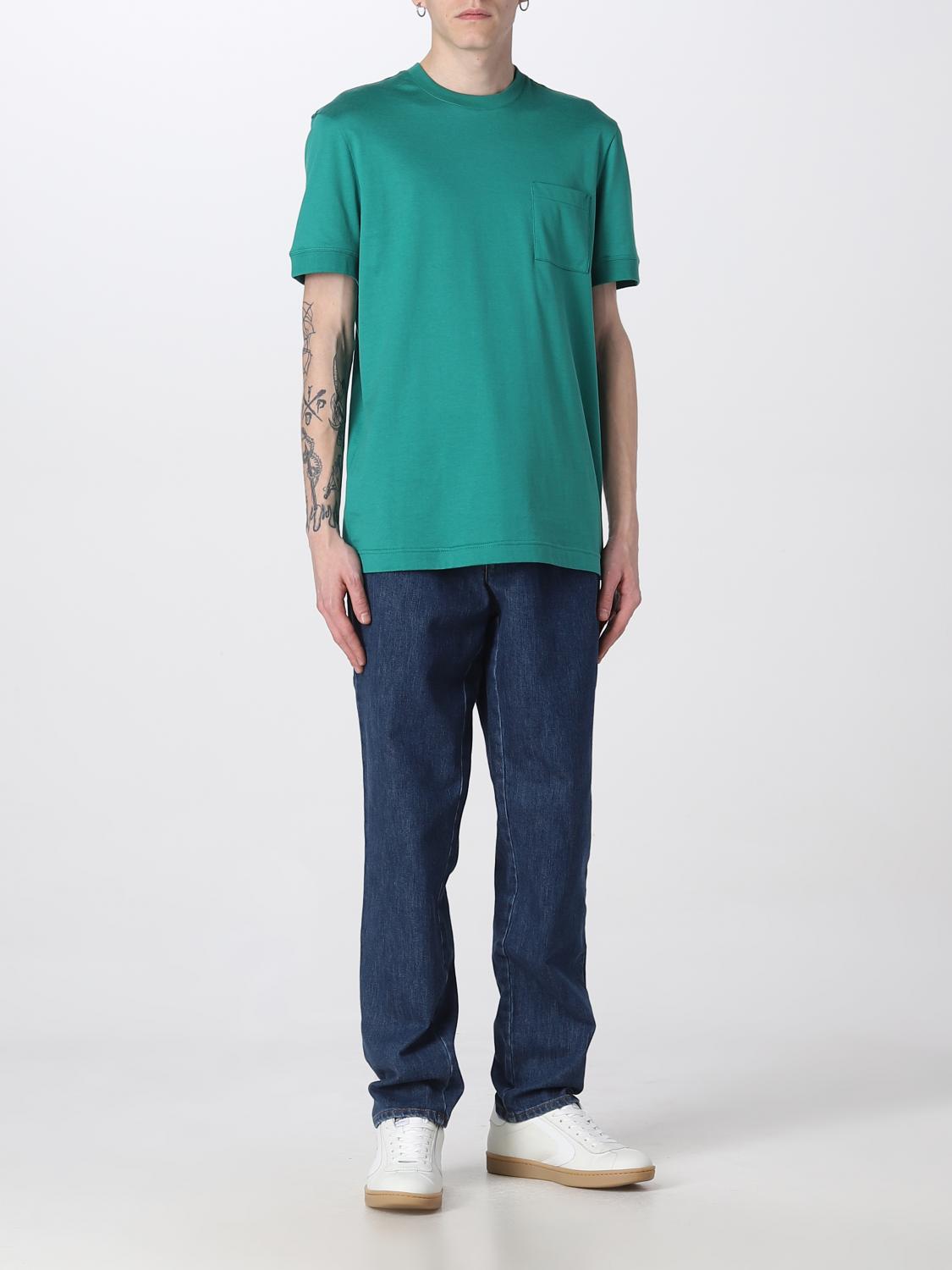 KNT T-SHIRT: T-shirt men Knt, Green - Img 2