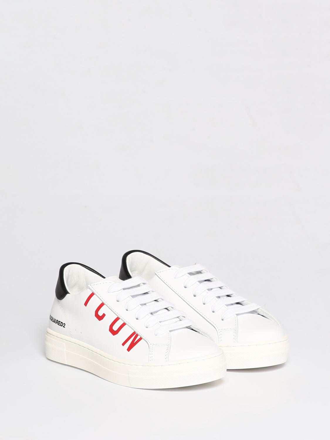 DSQUARED2 SNEAKERS: Shoes kids Dsquared2 Junior, White - Img 2