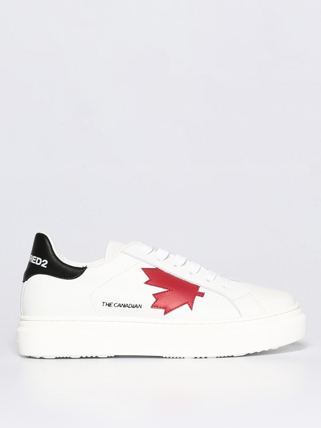 DSQUARED2 BASKETS: Chaussures enfant Dsquared2 Junior, Blanc - Img 1