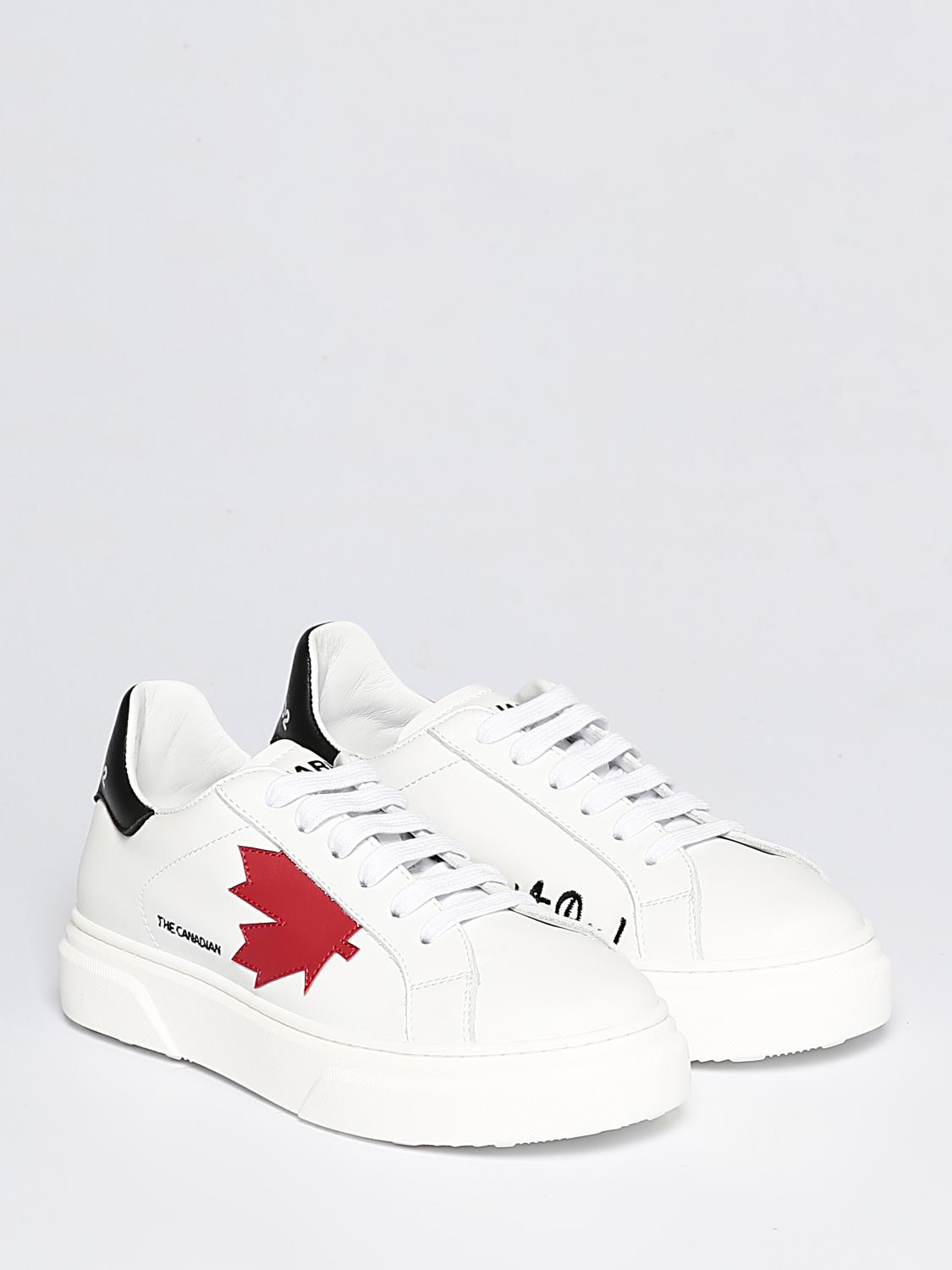 DSQUARED2 BASKETS: Chaussures enfant Dsquared2 Junior, Blanc - Img 2