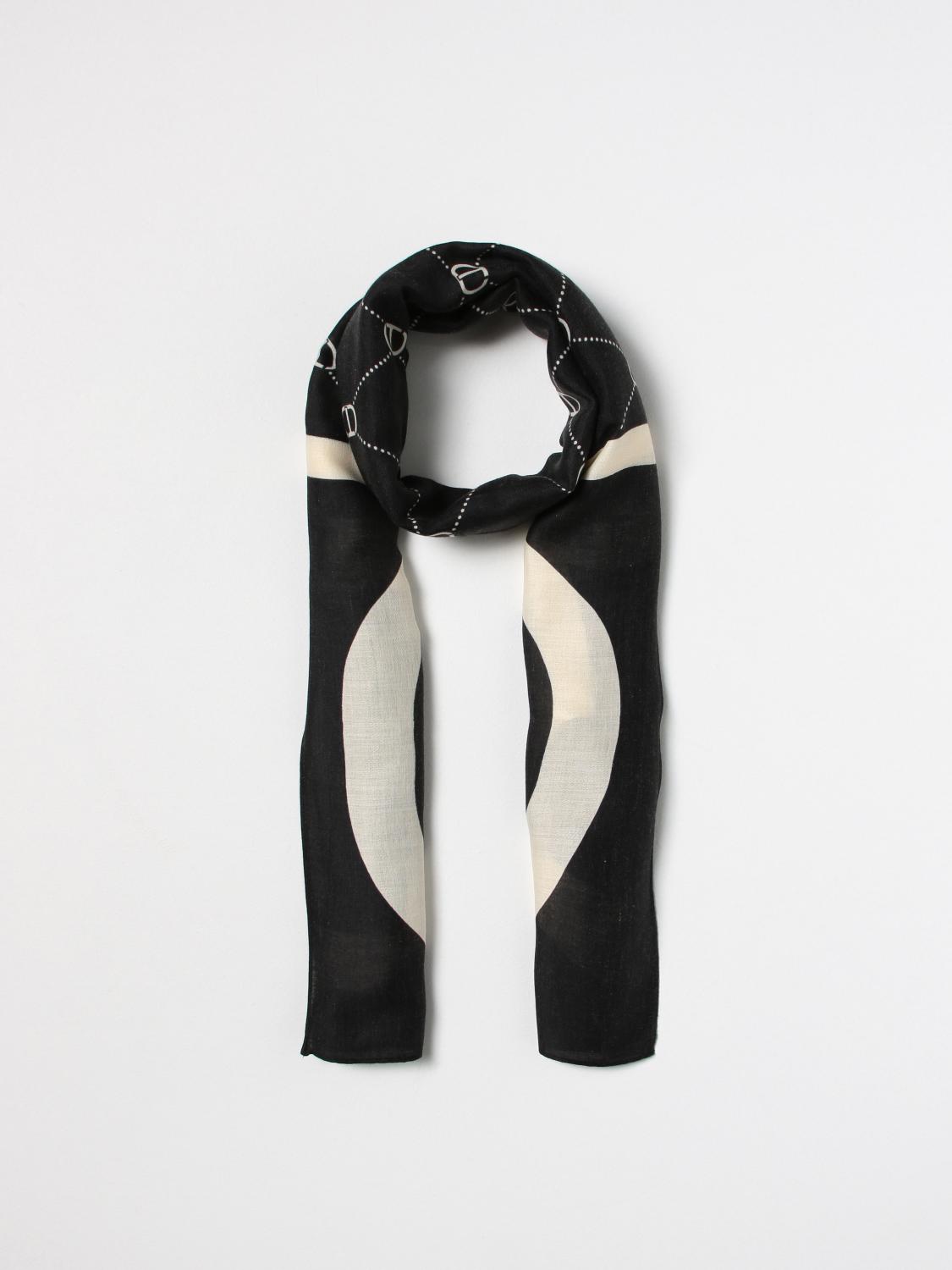 TWINSET SCHAL: Seidentuch damen Twinset, Schwarz - Img 2