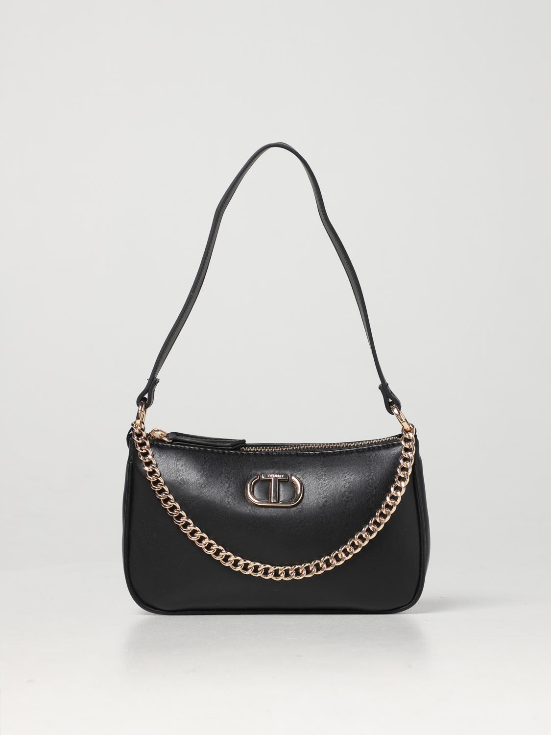 TWINSET BORSA MINI: Borsa Twinset in pelle sintetica, Nero - Img 1