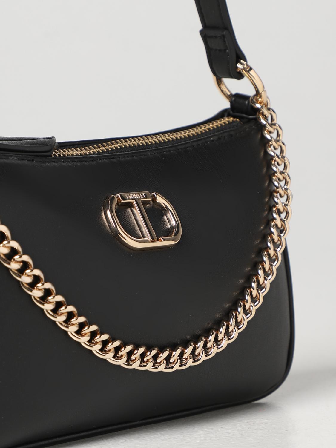 TWINSET BORSA MINI: Borsa Twinset in pelle sintetica, Nero - Img 3