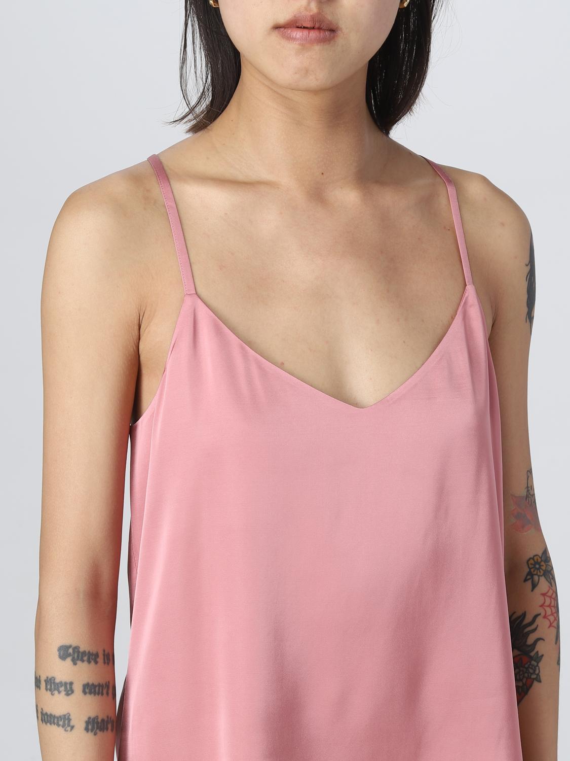 TWINSET TOP: Top Twinset in misto viscosa, Rosa - Img 3
