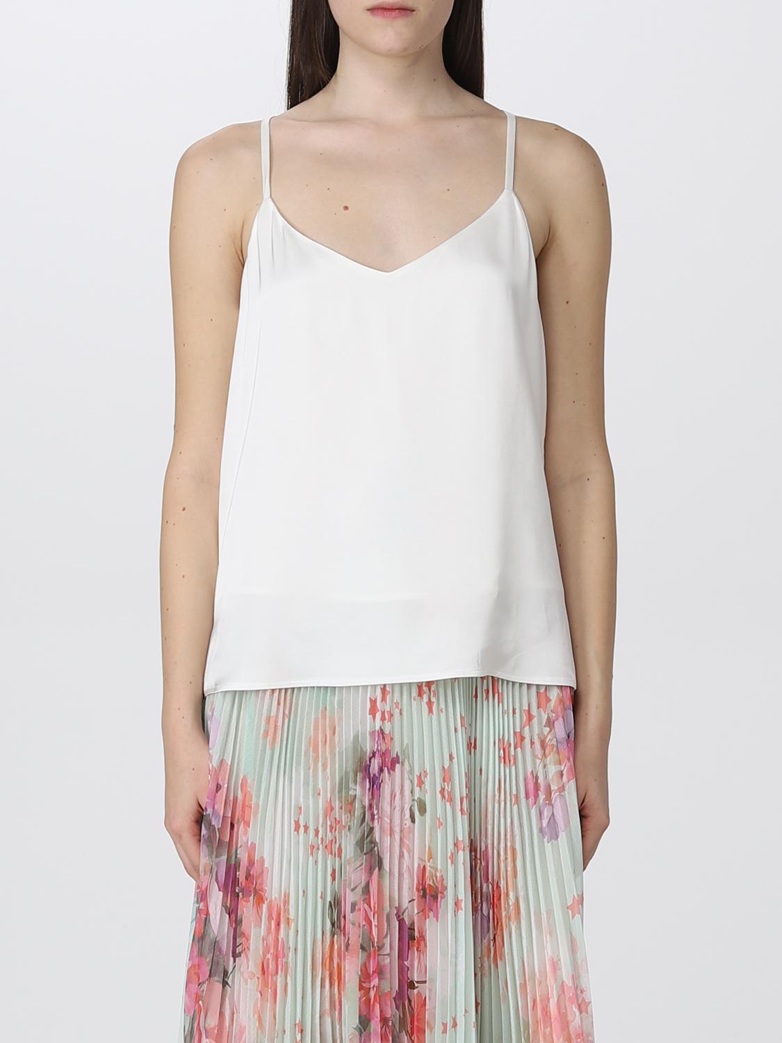 TWINSET TOP: Top femme Twinset, Jaune Crème - Img 1