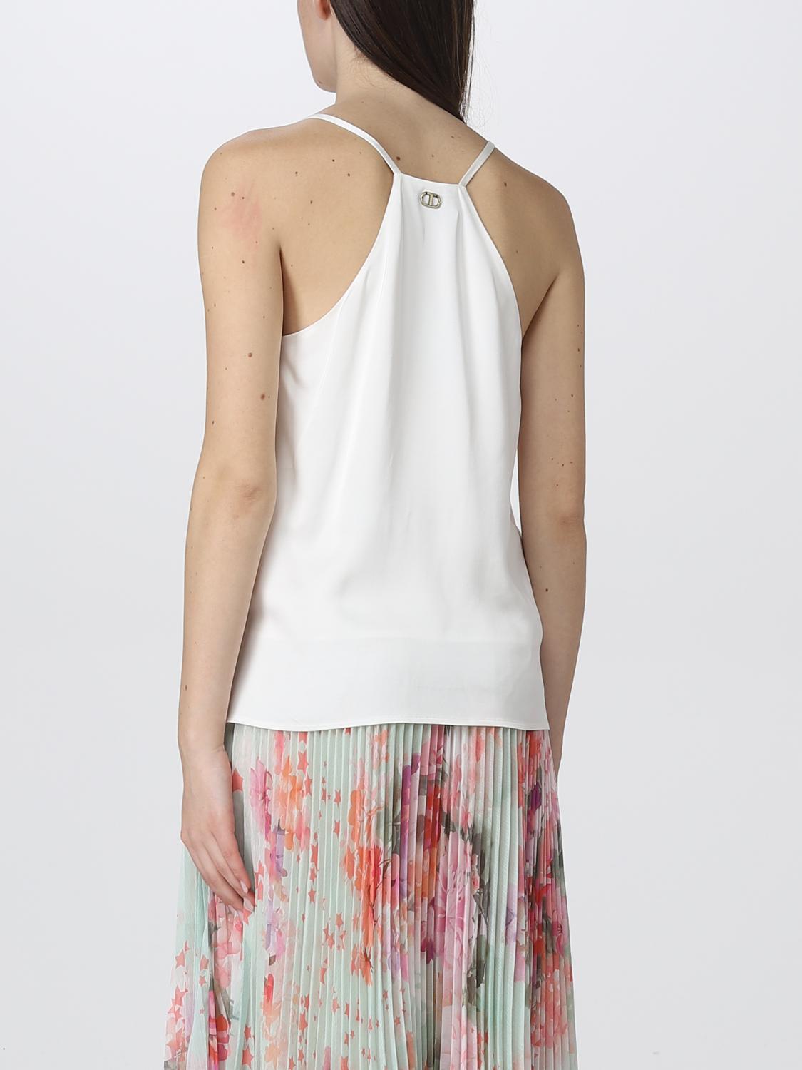 TWINSET TOP: Top femme Twinset, Jaune Crème - Img 2