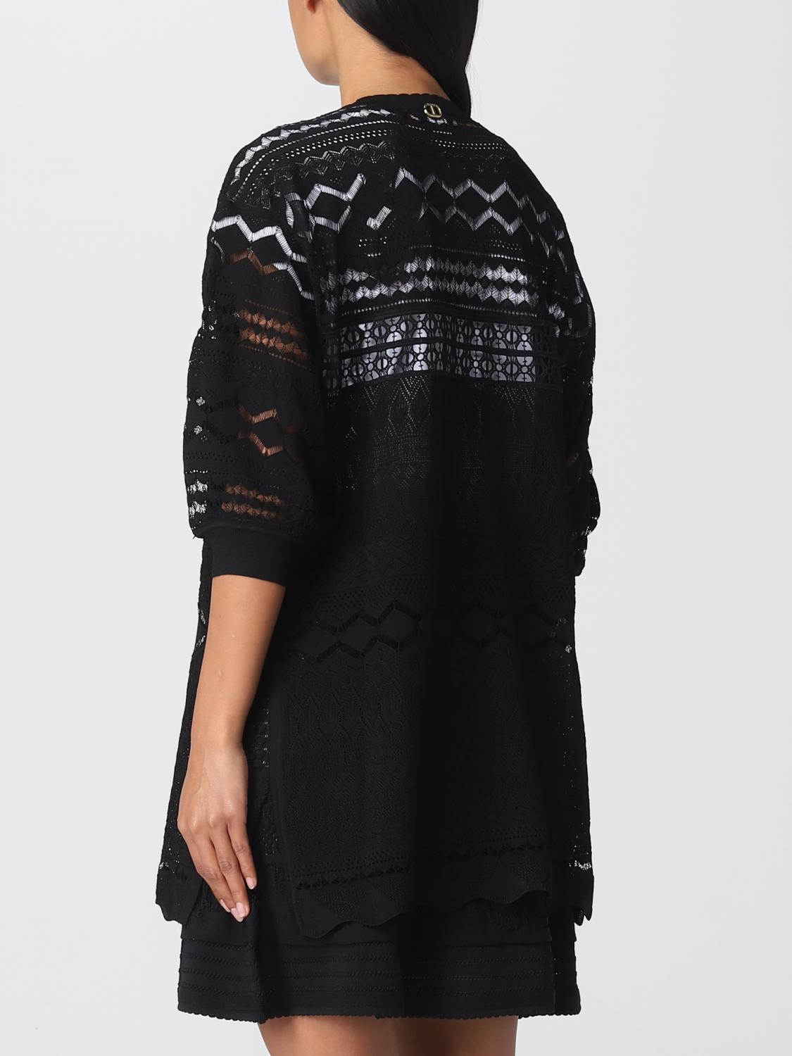 TWINSET STRICKJACKE: Pullover damen Twinset, Schwarz - Img 2