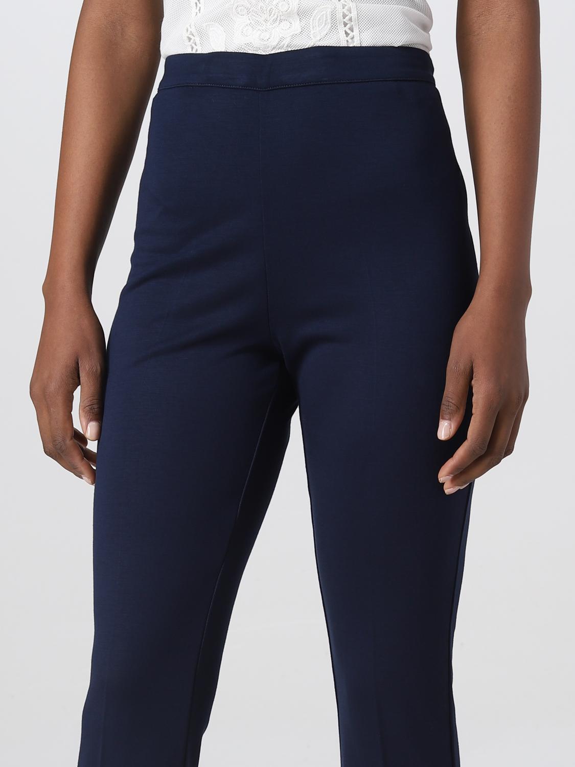 TWINSET パンツ: パンツ レディース Twinset, ブルー - Img 3