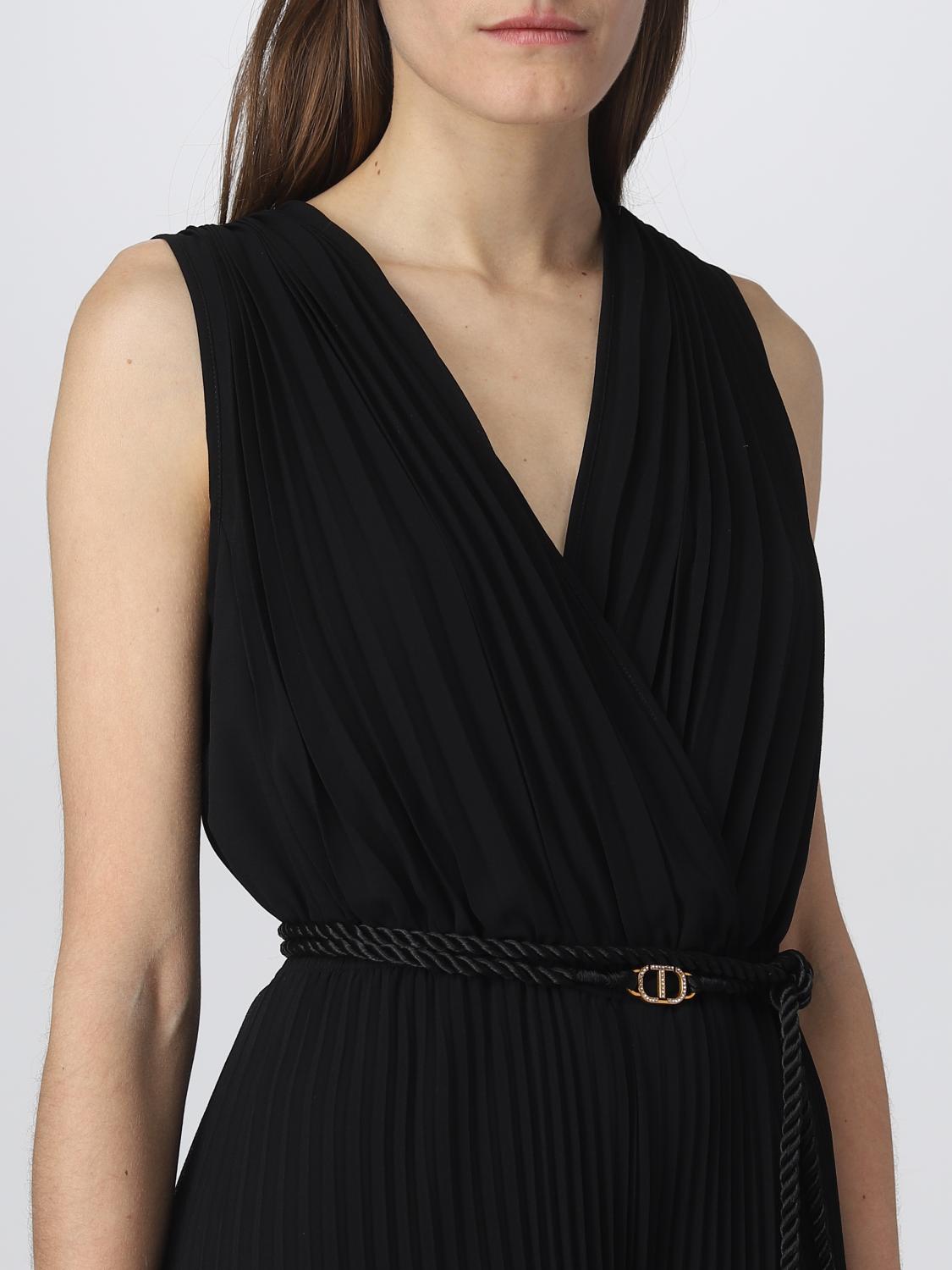 TWINSET MONO: Vestido mujer Twinset, Negro - Img 3