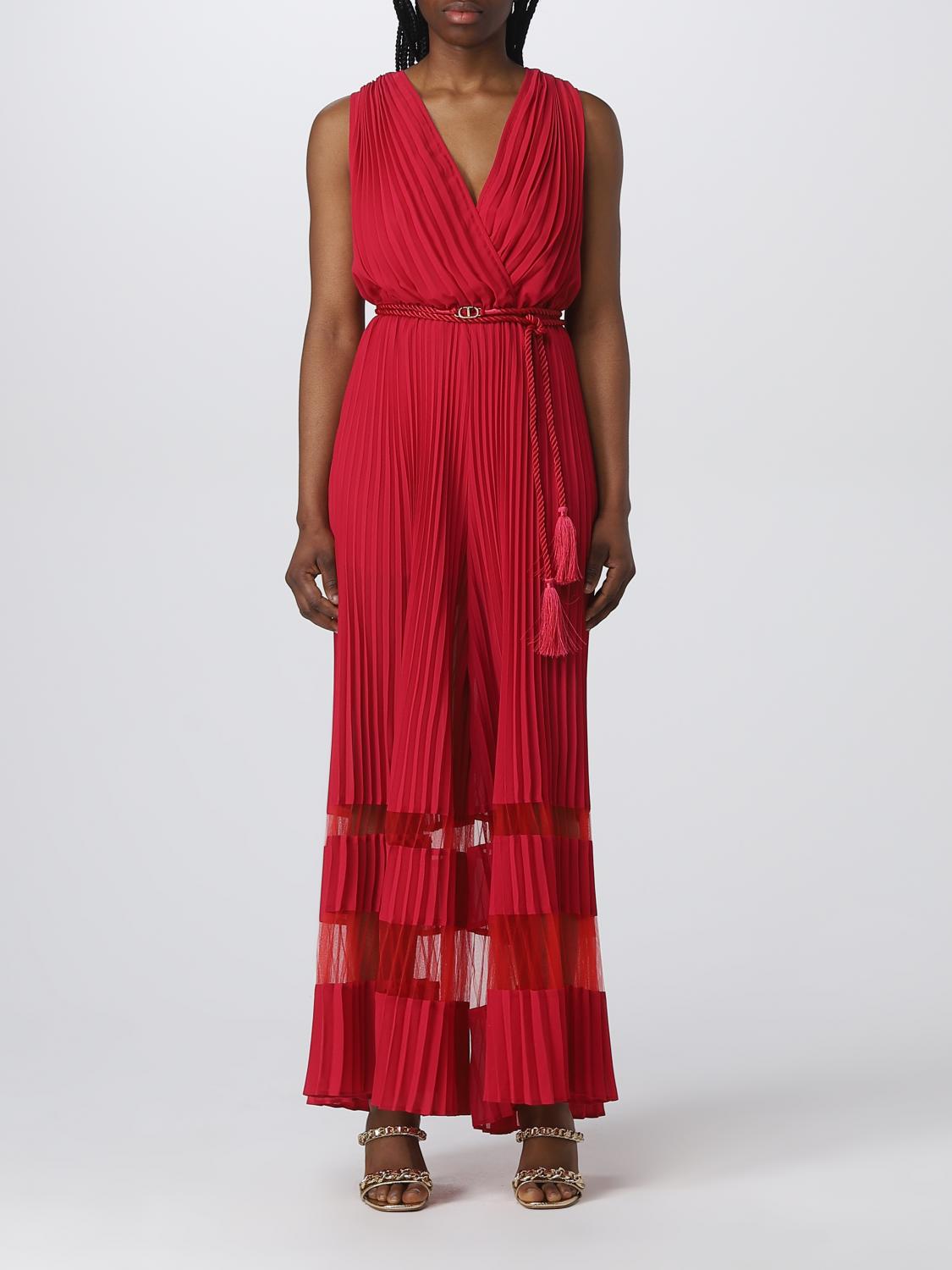 TWINSET MONO: Vestido mujer Twinset, Fucsia - Img 1