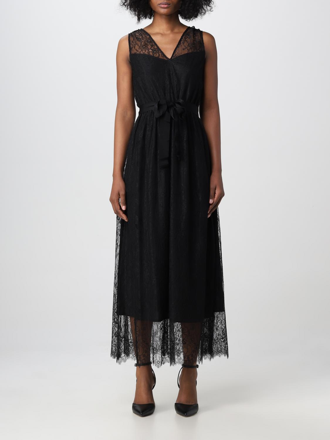 TWINSET KLEID: Kleid damen Twinset, Schwarz - Img 1