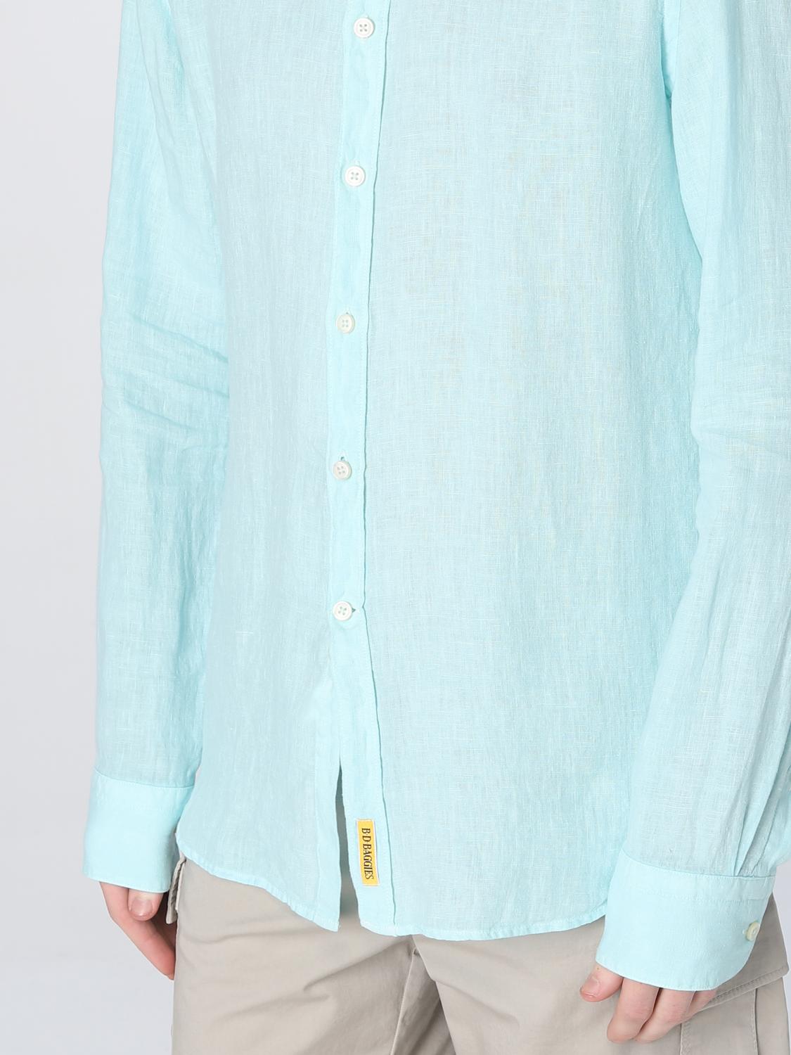 B.D BAGGIES シャツ: シャツ メンズ Bd Baggies, ウォーター - Img 3