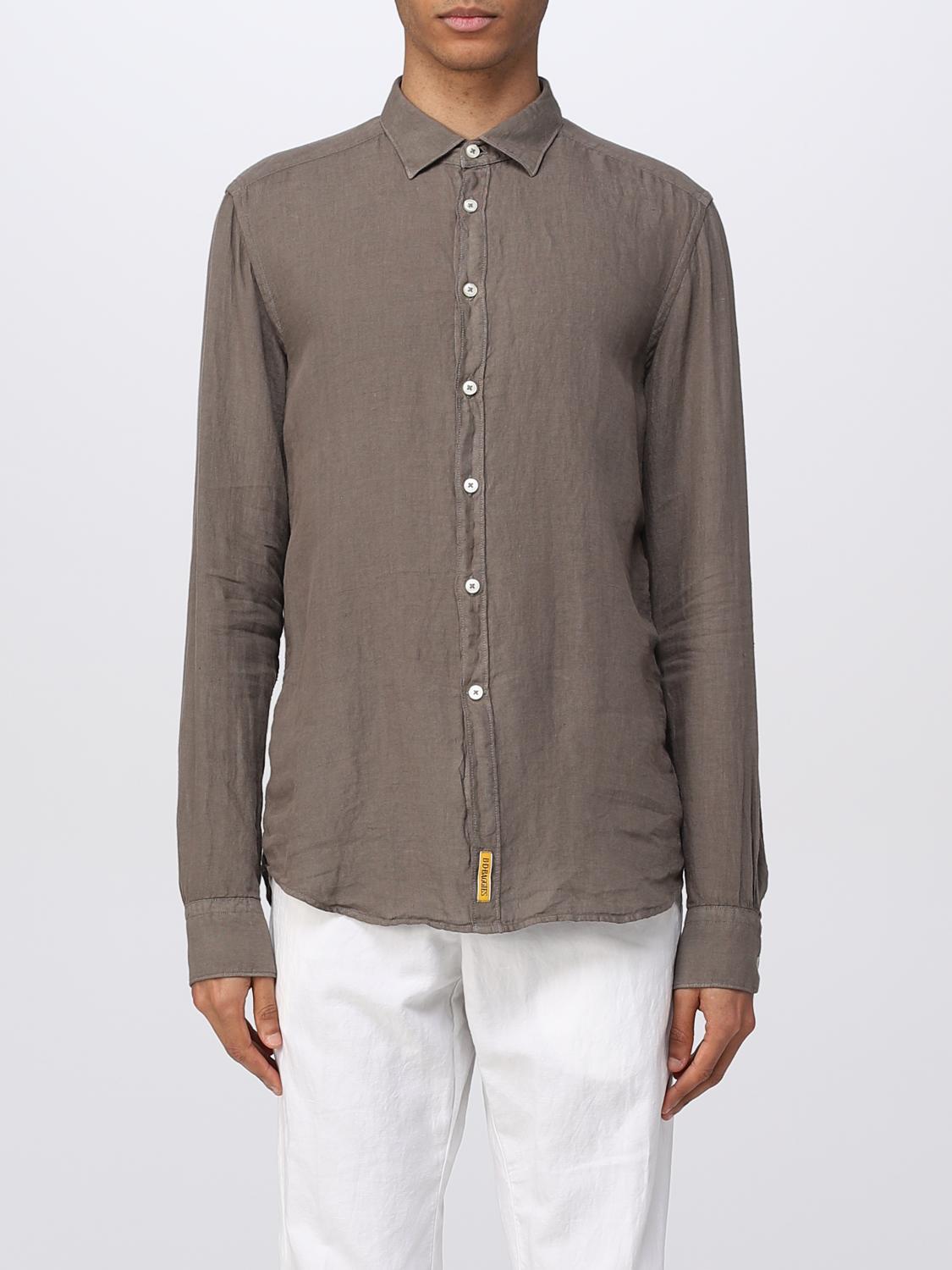 B.D BAGGIES CAMICIA: Camicia uomo Bd Baggies, Tortora - Img 1