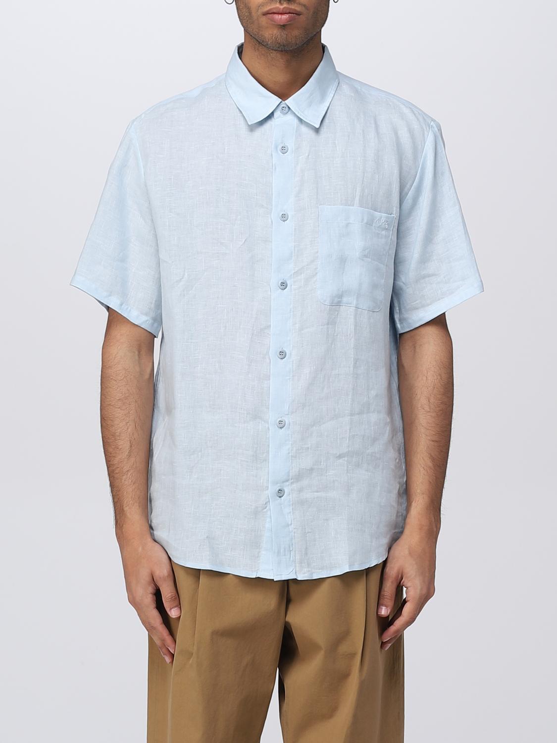 A.P.C. SHIRT: Shirt men A.P.C., Gnawed Blue - Img 1