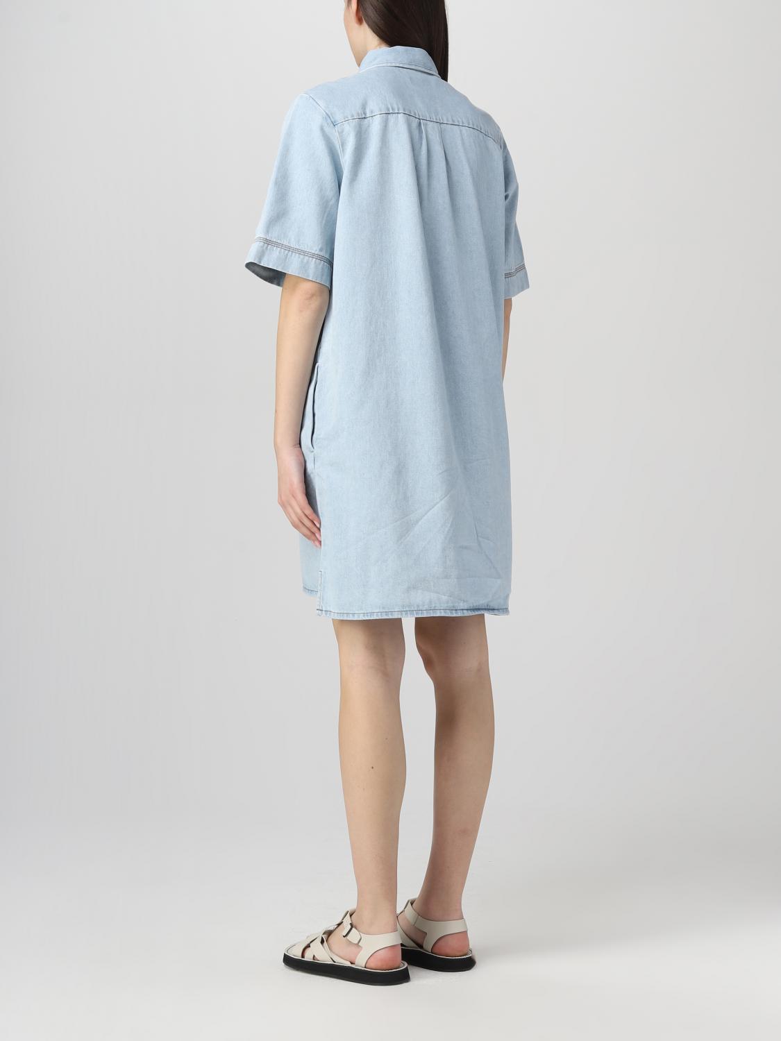 A.P.C. DRESS: Dress woman A.P.C., Gnawed Blue - Img 2