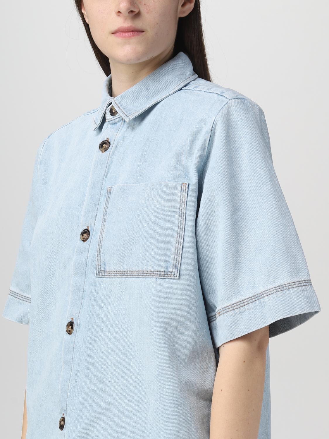 A.P.C. DRESS: Dress woman A.P.C., Gnawed Blue - Img 3