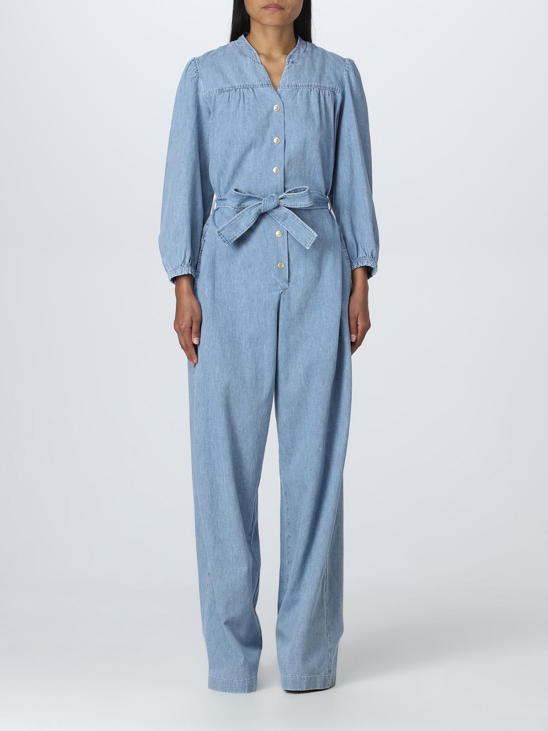 A.P.C. ABITO: Tuta A.P.C. in cotone, Azzurro - Img 1