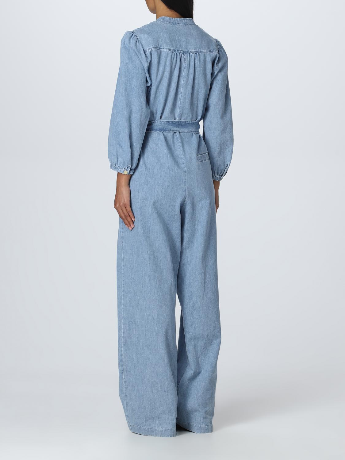 A.P.C. ABITO: Tuta A.P.C. in cotone, Azzurro - Img 2