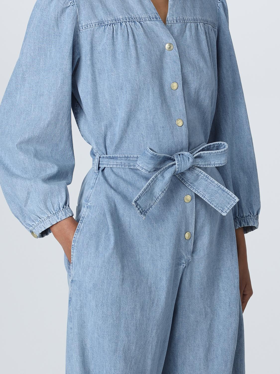 A.P.C. ABITO: Tuta A.P.C. in cotone, Azzurro - Img 3