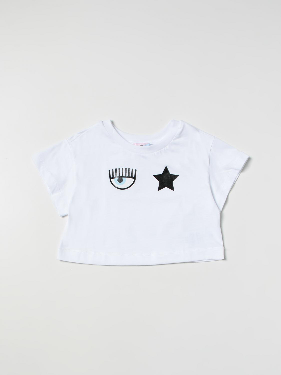 CHIARA FERRAGNI T-SHIRT: T-shirt kinder Chiara Ferragni, Weiß - Img 1