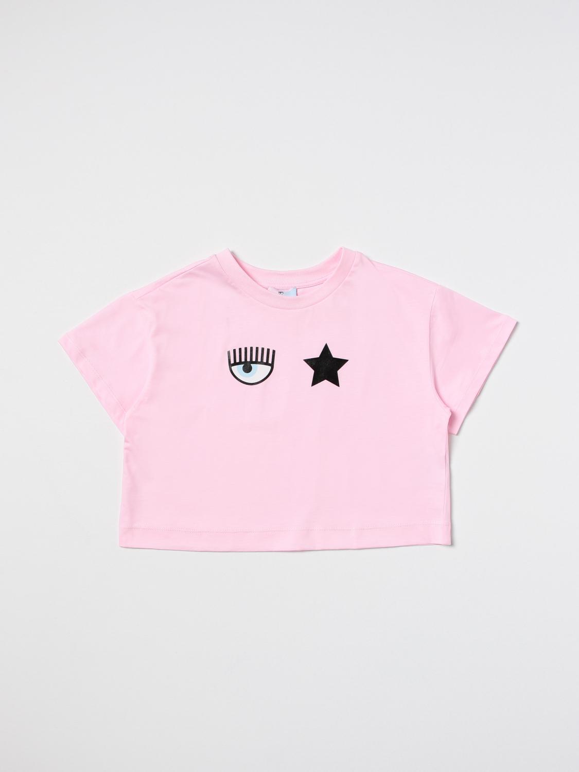 CHIARA FERRAGNI CAMISETA: Camisetas niños Chiara Ferragni, Rosa - Img 1