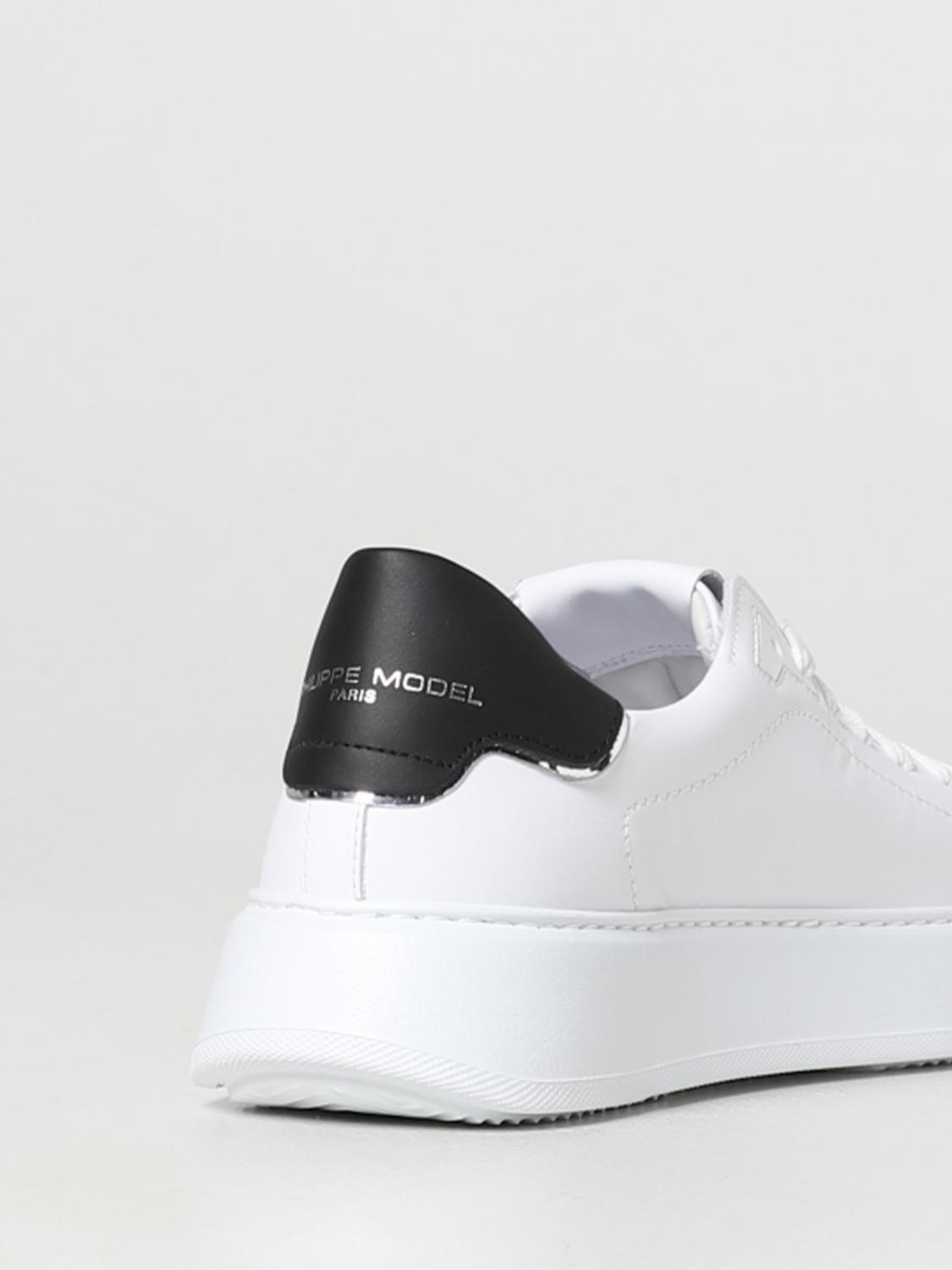 PHILIPPE MODEL 运动鞋: 运动鞋 女士 Philippe Model, 白色 - Img 3