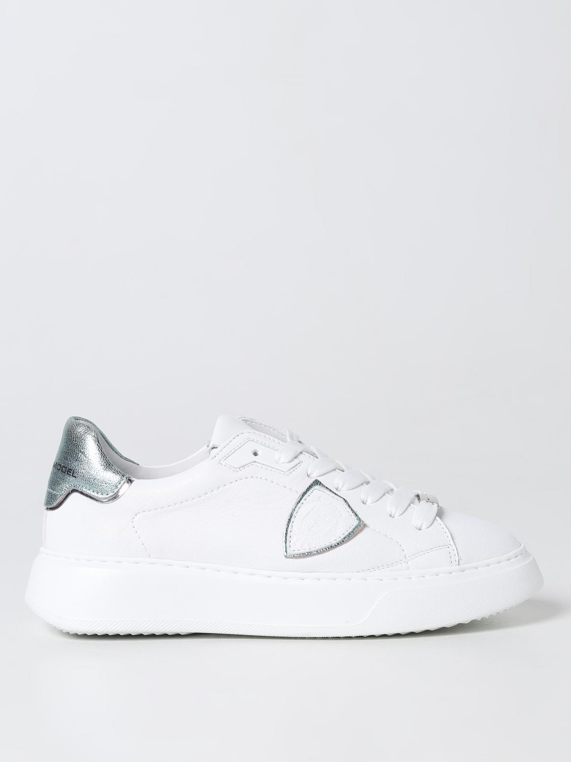 PHILIPPE MODEL BASKETS: Baskets femme Philippe Model, Eau - Img 1