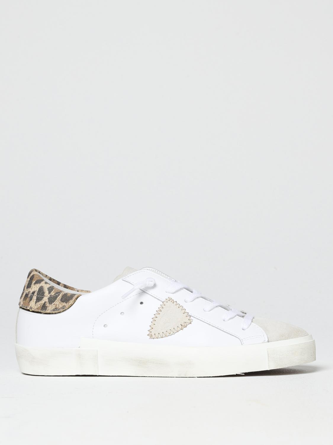 PHILIPPE MODEL SNEAKERS: Sneakers Prsx Philippe Model in pelle, Bianco 2 - Img 1