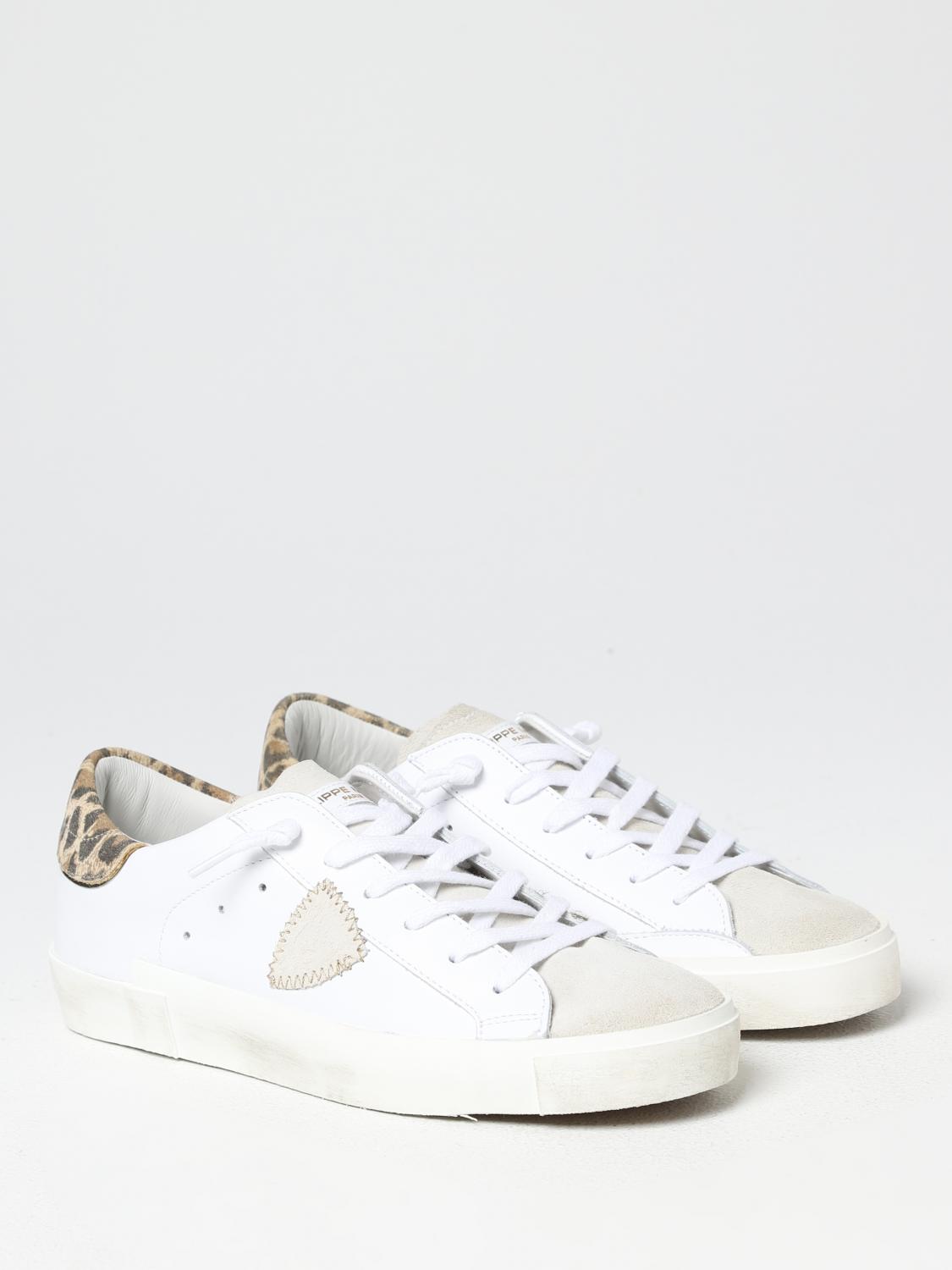 PHILIPPE MODEL SNEAKERS: Sneakers Prsx Philippe Model in pelle, Bianco 2 - Img 2