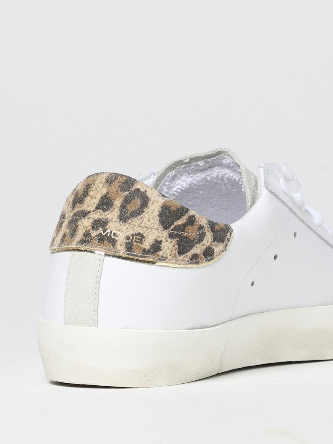 PHILIPPE MODEL SNEAKERS: Sneakers Prsx Philippe Model in pelle, Bianco 2 - Img 3