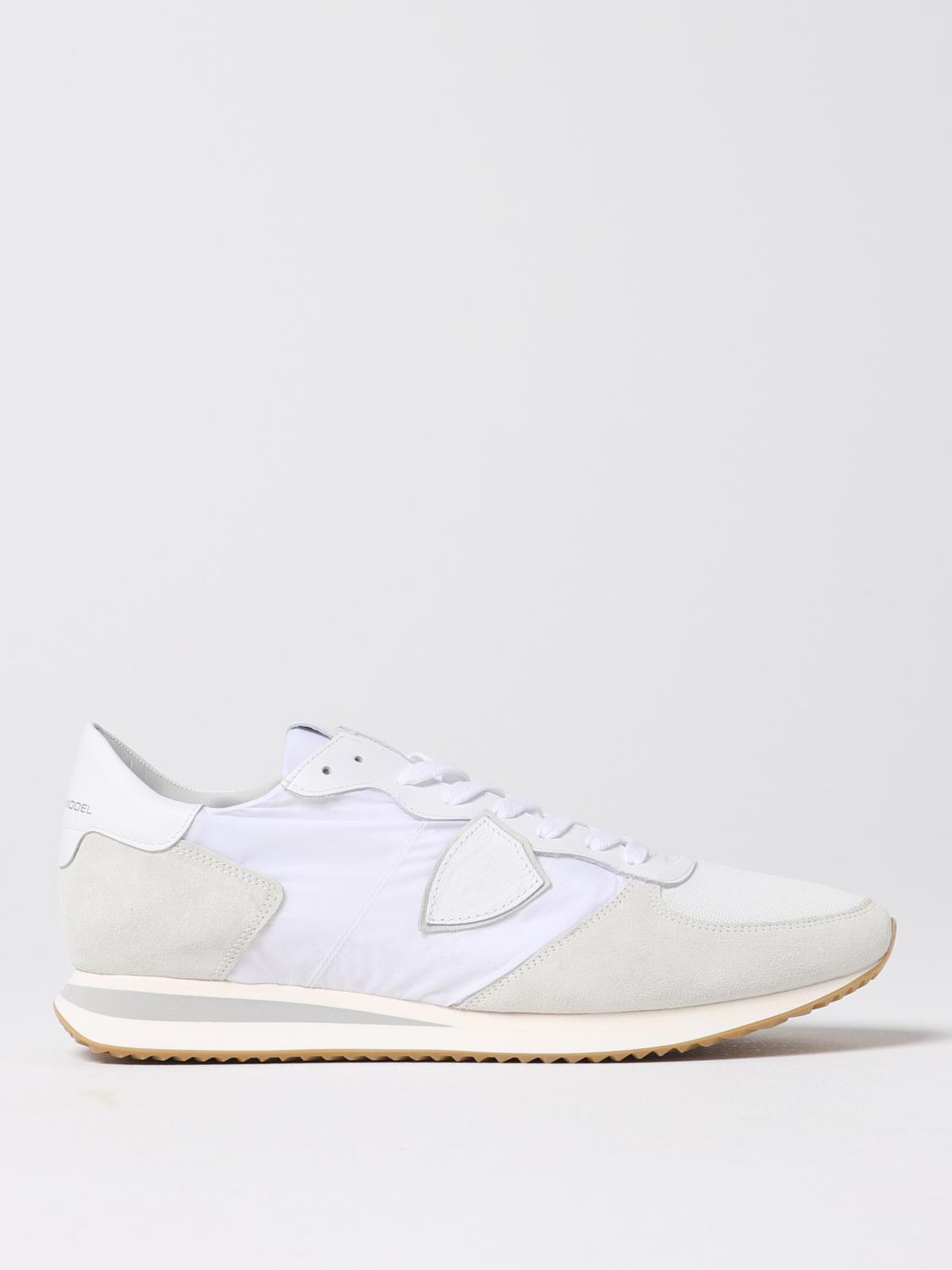 PHILIPPE MODEL SNEAKERS: Sneakers men Philippe Model, White - Img 1