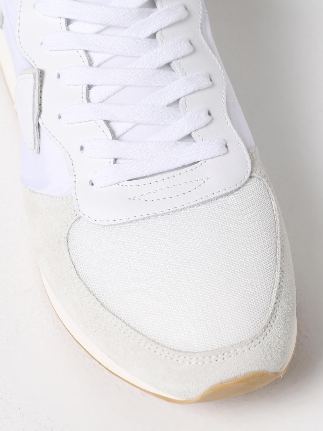 PHILIPPE MODEL SNEAKERS: Sneakers men Philippe Model, White - Img 4