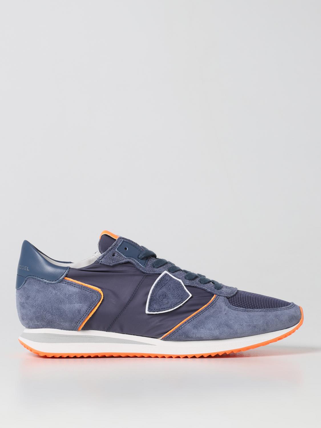 PHILIPPE MODEL TRAINERS: Trainers men Philippe Model, Gnawed Blue - Img 1
