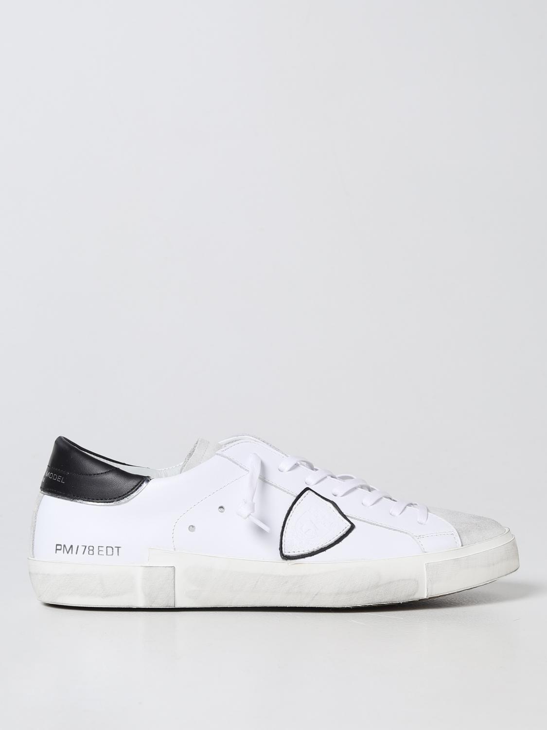 PHILIPPE MODEL SNEAKERS: Sneakers men Philippe Model, White - Img 1