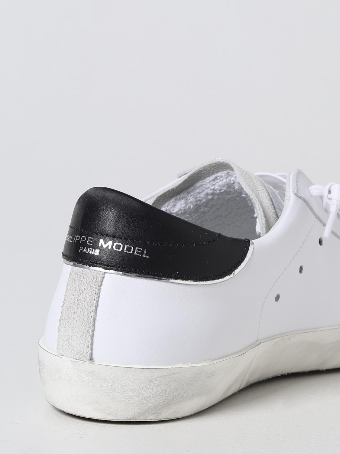 PHILIPPE MODEL SNEAKERS: Sneakers men Philippe Model, White - Img 3