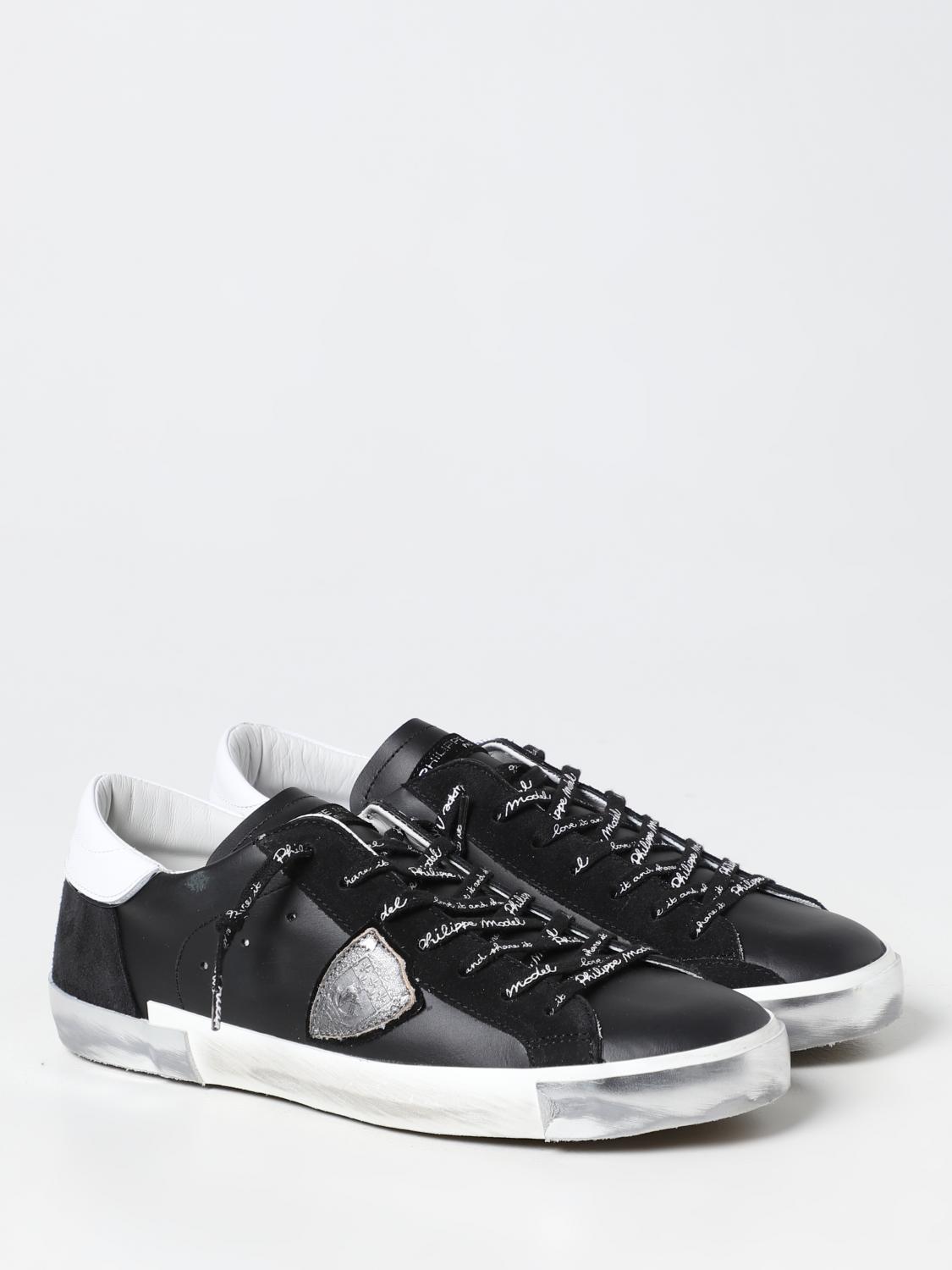 PHILIPPE MODEL SNEAKERS: Sneakers men Philippe Model, Black - Img 2