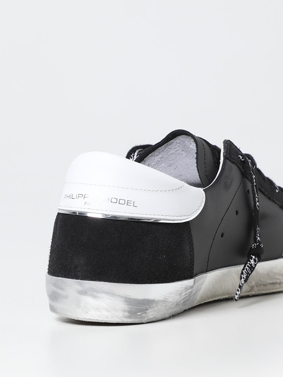 PHILIPPE MODEL SNEAKERS: Sneakers men Philippe Model, Black - Img 3