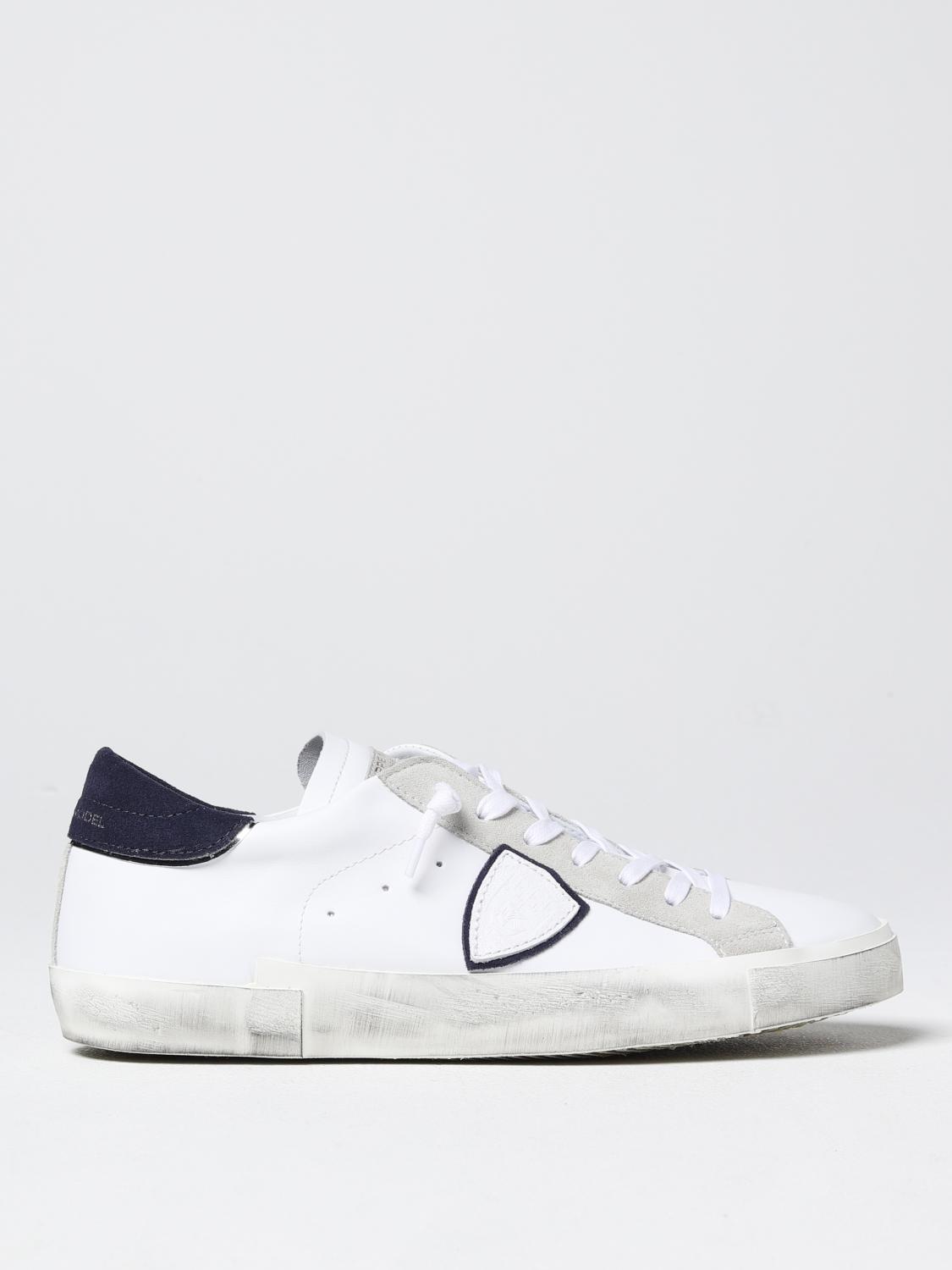 PHILIPPE MODEL SNEAKERS: Sneakers men Philippe Model, Blue - Img 1