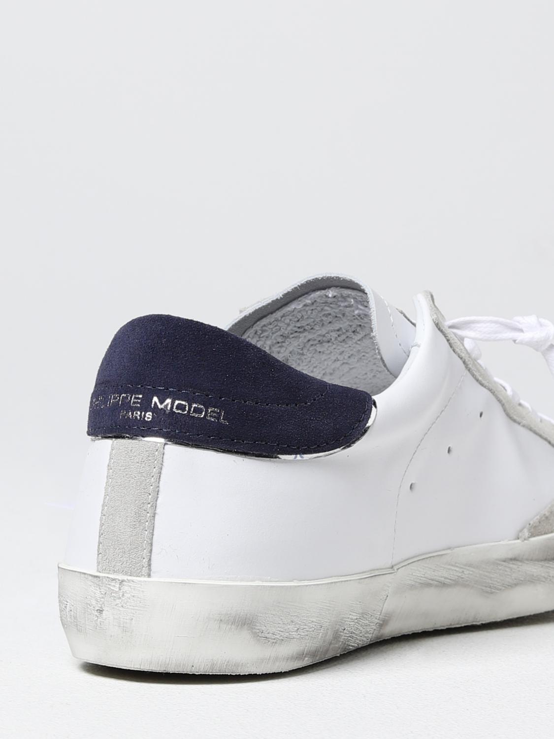 PHILIPPE MODEL SNEAKERS: Sneakers men Philippe Model, Blue - Img 3