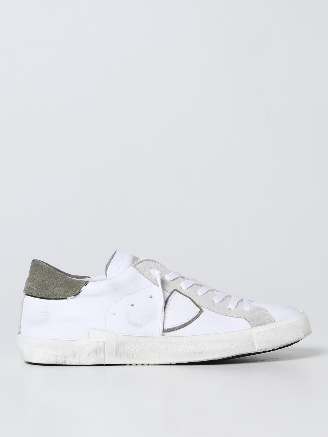 PHILIPPE MODEL SNEAKERS: Sneakers men Philippe Model, Dove Grey - Img 1