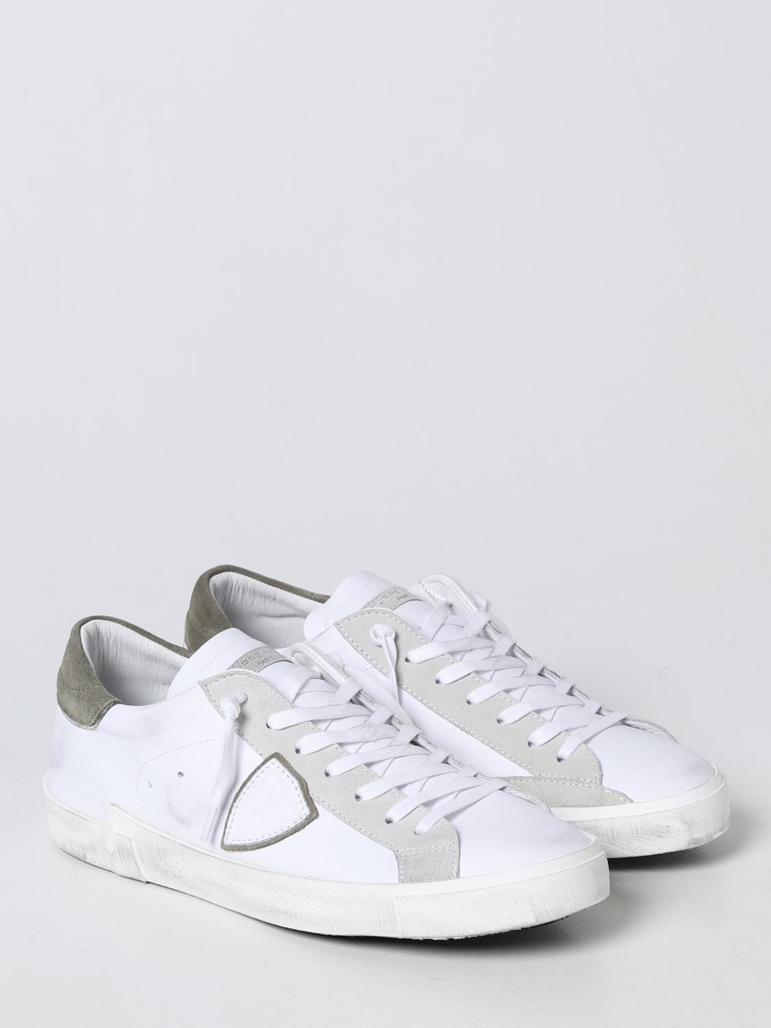 PHILIPPE MODEL SNEAKERS: Sneakers men Philippe Model, Dove Grey - Img 2