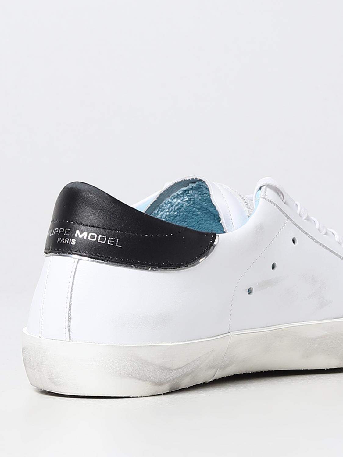 PHILIPPE MODEL SNEAKERS: Sneakers men Philippe Model, Black 1 - Img 3