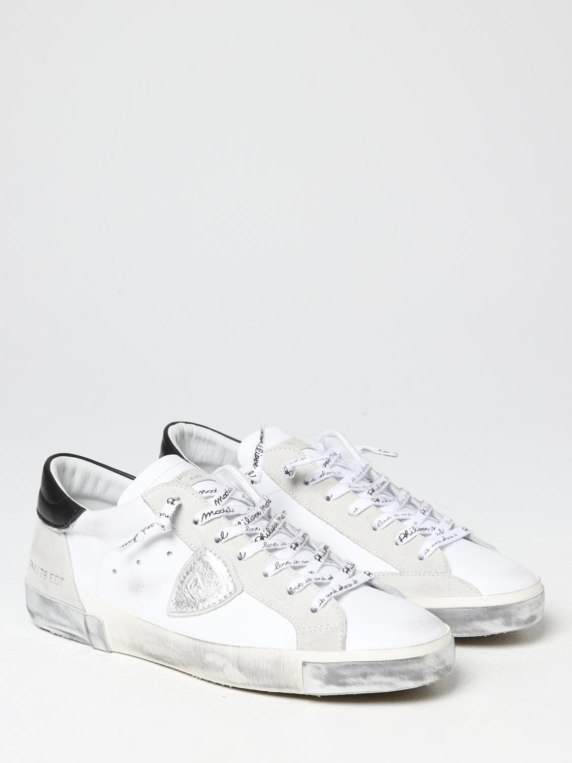 PHILIPPE MODEL SNEAKERS: Sneakers men Philippe Model, White 1 - Img 2